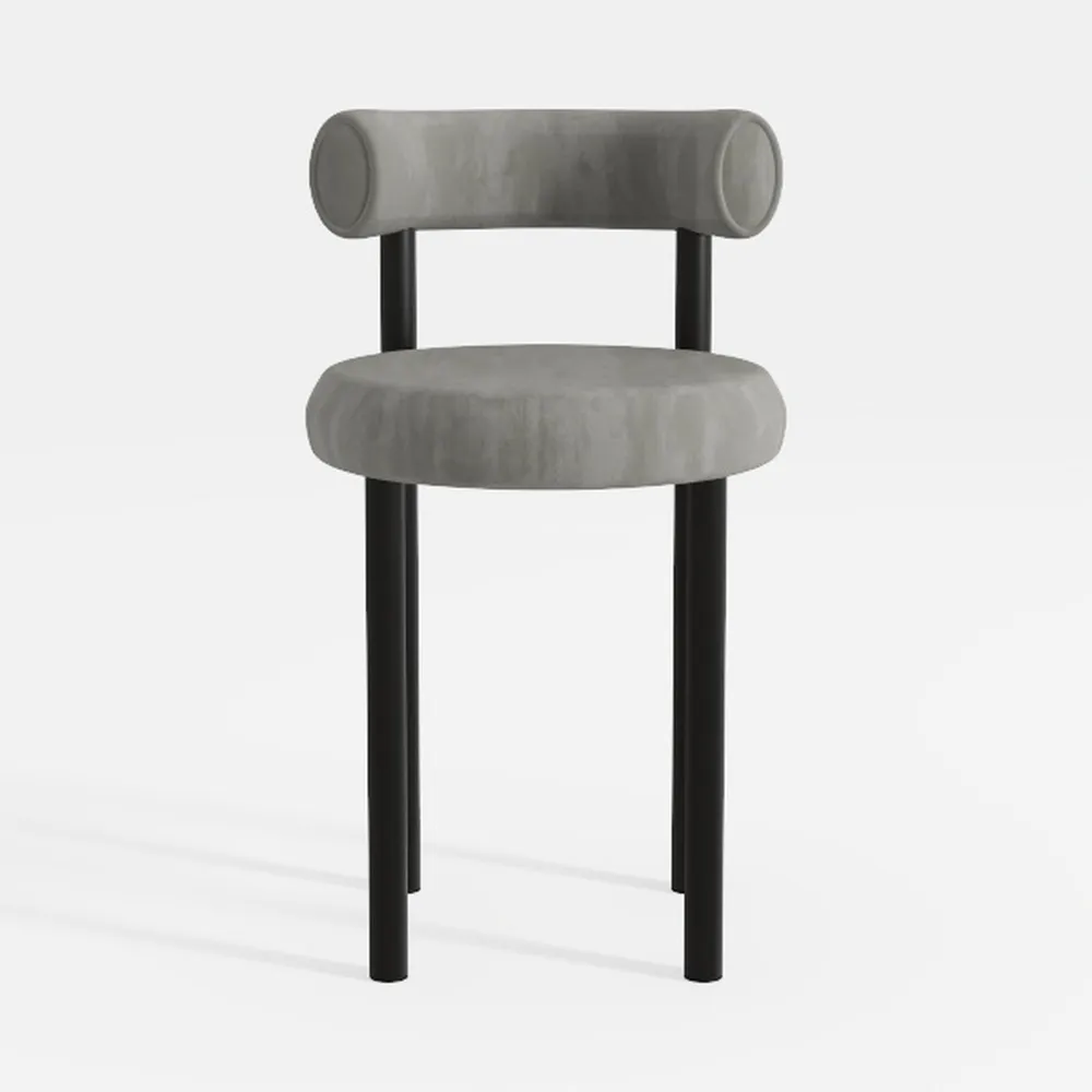 Amisco Lars Dining Chair with Wood Backrest